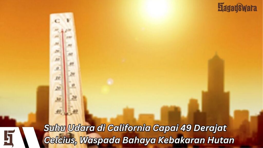Suhu Udara di California Capai 49 Derajat Celcius, Waspada Bahaya Kebakaran Hutan