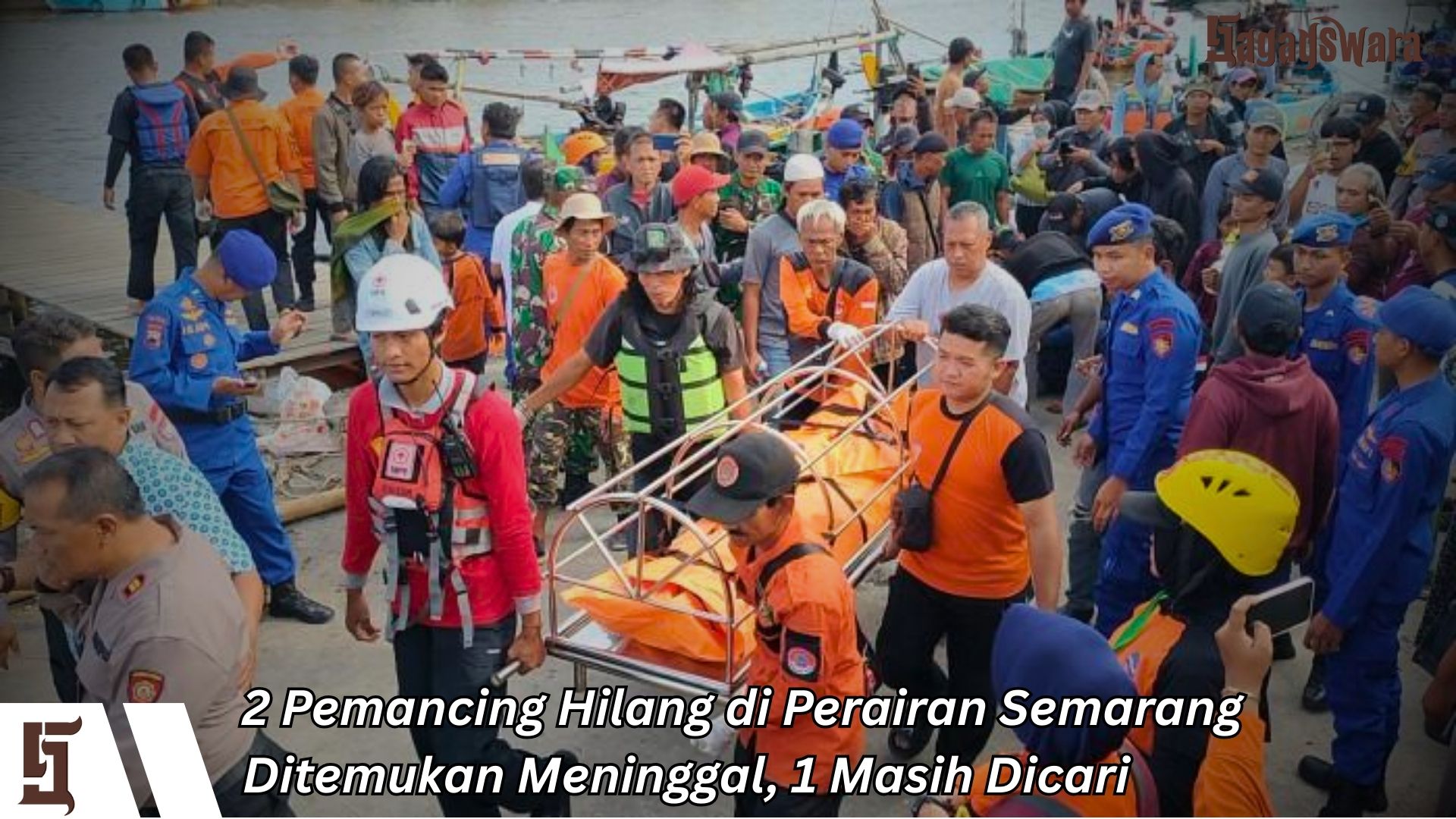 2 Pemancing Hilang di Perairan Semarang Ditemukan Meninggal, 1 Masih Dicari