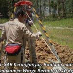 Tim SAR Karanganyar: Bantuan Luar Biasa untuk Pemakaman Warga Berbobot 240 Kg