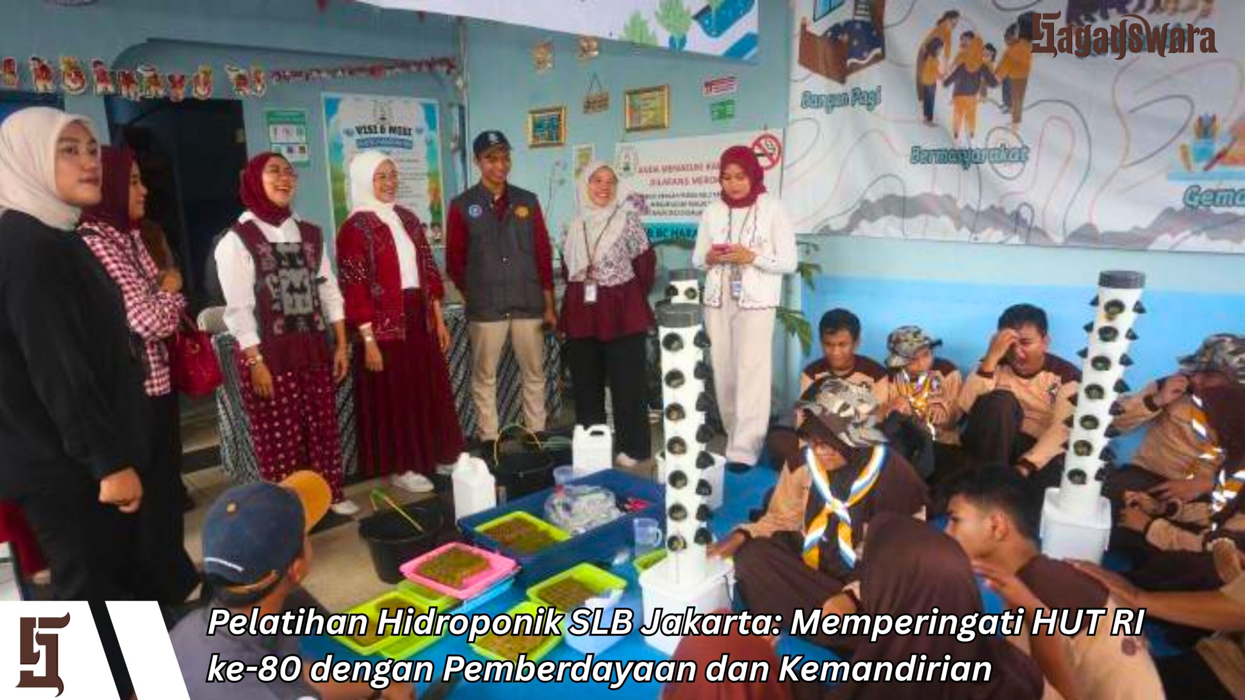 Pelatihan Hidroponik SLB Jakarta: Memperingati HUT RI ke-80 dengan Pemberdayaan dan Kemandirian