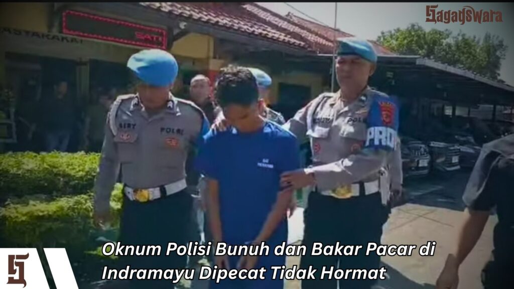 Oknum Polisi Bunuh dan Bakar Pacar di Indramayu Dipecat Tidak Hormat